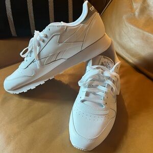 Reebok White Leather Sneakers